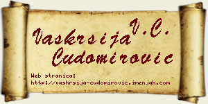 Vaskrsija Čudomirović vizit kartica